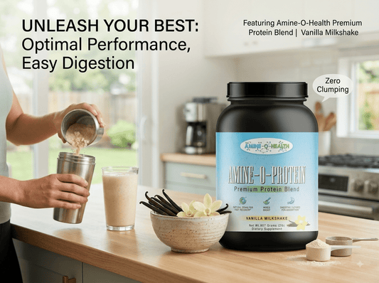 Amine-O-Health Premium Protein Blend Review: The Ultimate Clean Fuel for Muscle Growth - Amine-O-Health Store