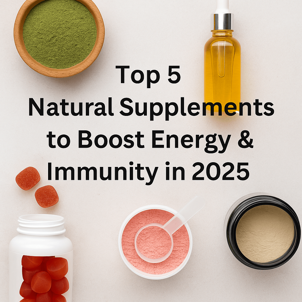 Top 5 Natural Supplements to Boost Energy & Immunity in 2025 | Amineo Health - Amine-O-Health Store