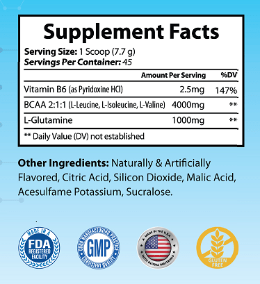 BCAA Powder – Fruit Punch | Muscle Recovery & Energy | Amineo Health - Amine - O - Health Store