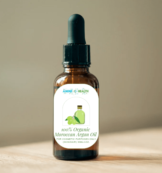 Moroccan Argan Oil – Pure & Natural for Skin & Hair Care - Amine - O - Health Store