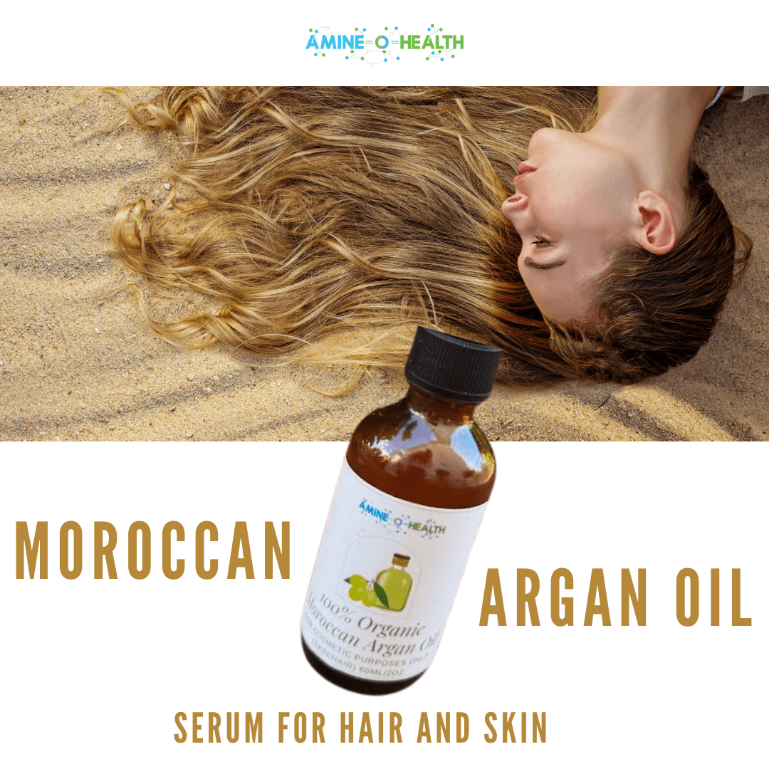 Moroccan Argan Oil – Pure & Natural for Skin & Hair Care - Amine - O - Health Store