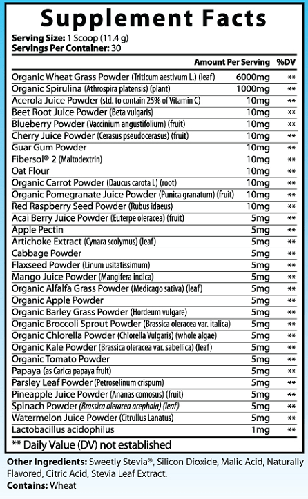 Organic Super Greens Powder – Watermelon | Energy, Detox & Immunity - Amine - O - Health Store