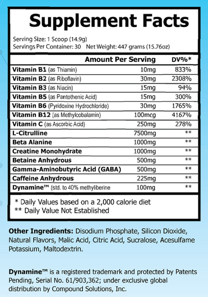 Pre Workout Powder – Tropical Sunrise | Energy & Strength - Amine - O - Health Store