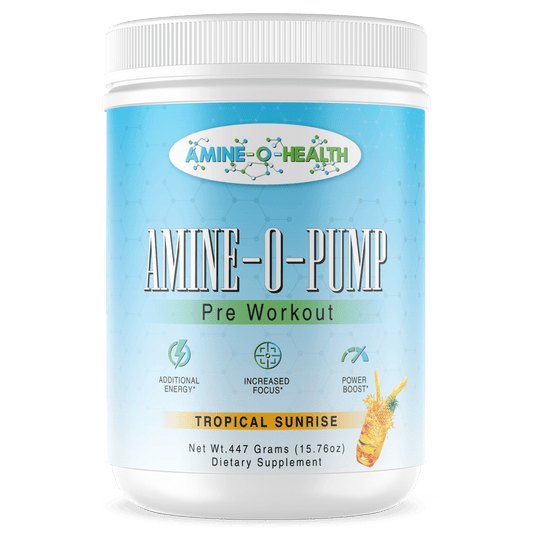 Pre Workout Powder – Tropical Sunrise | Energy & Strength - Amine - O - Health Store
