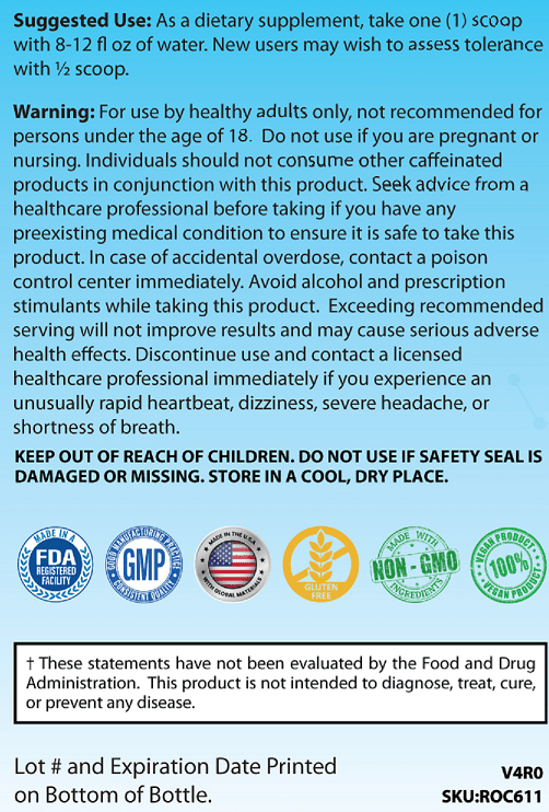 Pre Workout Powder – Tropical Sunrise | Energy & Strength - Amine - O - Health Store